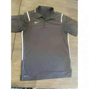 Men's Nike Dri-Fit Polo Size Small Golf Shirt Black Color